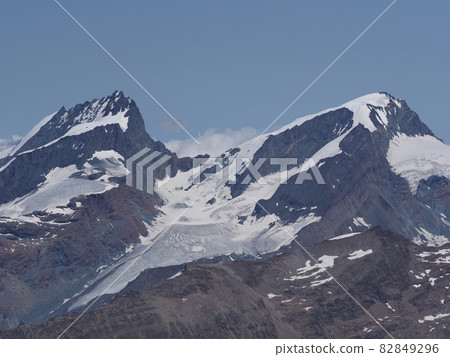 Panoramic Alps from Klein Matterhorn in Switzerland Panoramic Alps from Klein Matterhorn in Switzerland 82849296