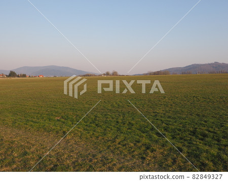 Nice Silesian Beskid Mountains range Bielsko-Biala city, Poland 82849327