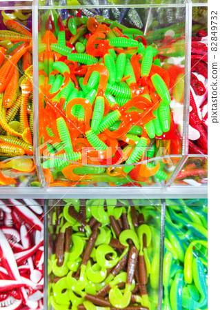 Fishing lure. Silicone shelf in store. 82849732