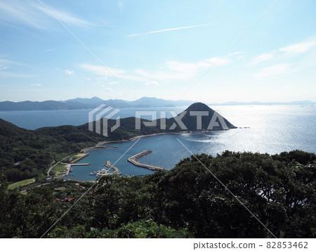 從Kompira山眺望二老島的風景 82853462