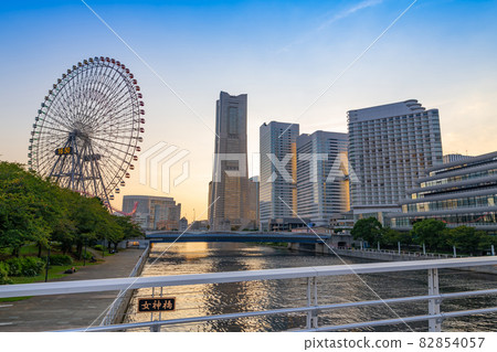 神奈川縣橫濱市暮光之城橫濱港未來的風景 82854057