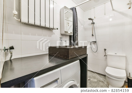 Interior design of beautiful and elegant bathroom 82854159