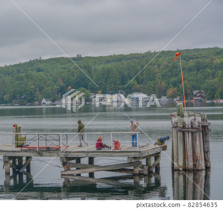 Alton Bay on Lake Winnipesaukee in Wells, York County, New Hampshire 82854635