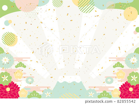 New Year's background with a lovely color scheme 82855542