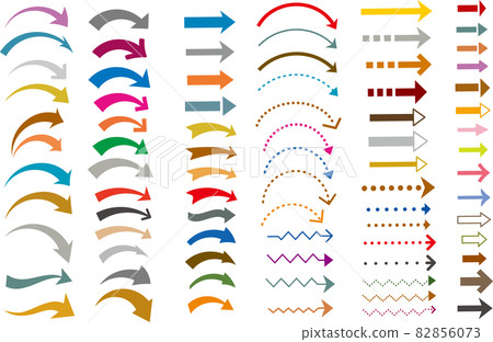 Colorful arrow set 82856073