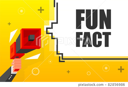 Fun Fact banner template. Marketing flyer with megaphone. Isometric and pixel style. Template for retail promotion and announcement. Vector illustration. Fun Fact banner template. Marketing flyer with megaphone. Isometric and pixel style. Template for retail promotion and announcement. Vector illustration. 82856986