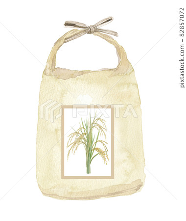 Rice bag Inaho - Stock Illustration [82857072] - PIXTA