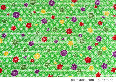 Japanese pattern fabric (floral pattern) 82858978