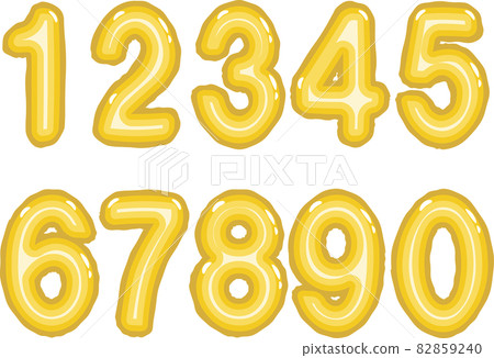 鋁氣球號碼金 82859240