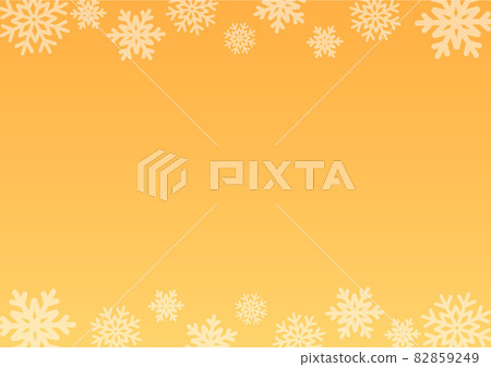 Background snowflake gradient orange 82859249