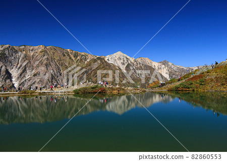 Northern Alps Happo Ridge Happo Pond and Ushirotateyama Mountain Range (Tengu Ridge, Shirouma Sanzan) Northern Alps Happo Ridge Happo Pond and Ushirotateyama Mountain Range (Tengu Ridge, Shirouma Sanzan) 82860553