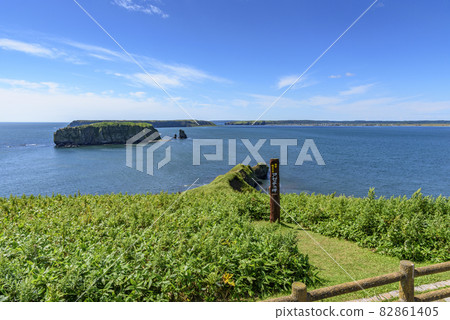 從北海道 Kiritappu 的 Azechi 海角看 從北海道 Kiritappu 的 Azechi 海角看 82861405