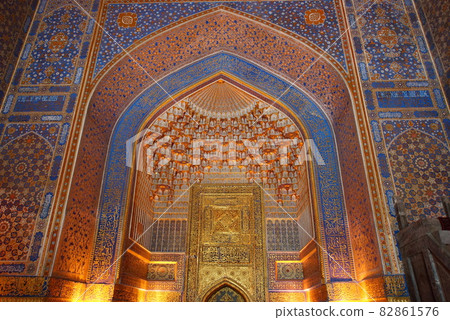 Uzbekistan World Heritage Site Registan Thirakari Madrasa Uzbekistan World Heritage Site Registan Thirakari Madrasa 82861576