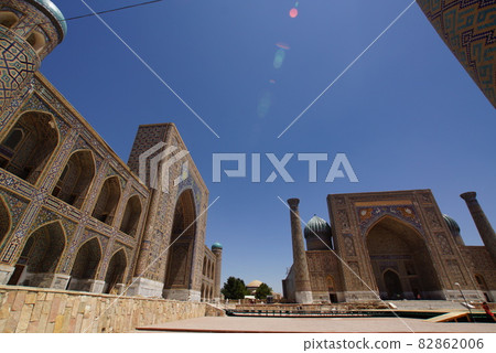Sheldor Madrasa in Registan, Uzbekistan 82862006