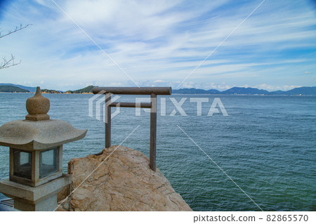 Takei Kannon Temple, the northernmost tip of Shikoku, Takei Kannon Cape Takei Kannon Temple, the northernmost tip of Shikoku, Takei Kannon Cape 82865570