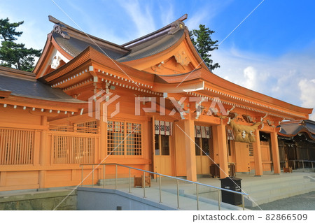 【熊本縣】晴天的阿蘇神社(新禮拜堂) 【熊本縣】晴天的阿蘇神社(新禮拜堂) 82866509