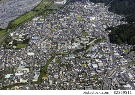 靜岡市葵區菅府附近的鳥瞰圖 靜岡市葵區菅府附近的鳥瞰圖 82869511