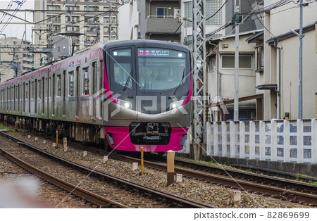 Keio Line bound for Shinjuku Train Keio 5000 series Keio 5000 series Keio Liner 82869699