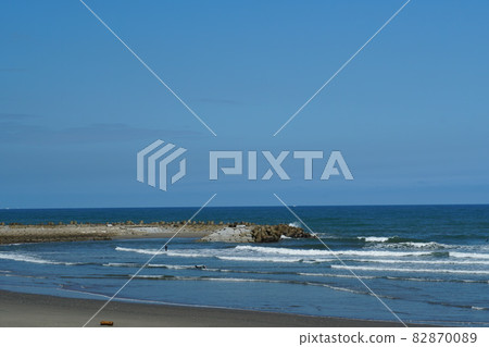 Autumn scenery of Oritsu, Kashima City, the sea of Ibaraki Prefecture 82870089