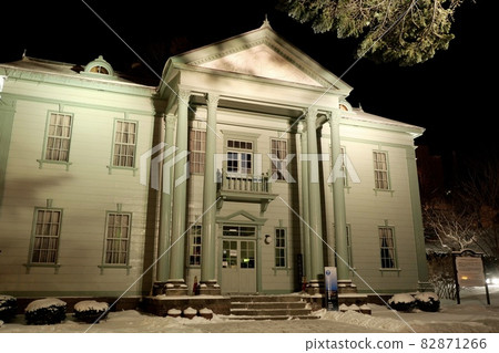 Former Hokkaido Government Office Hakodate Branch Office Building at Night Former Hokkaido Government Office Hakodate Branch Office Building at Night 82871266