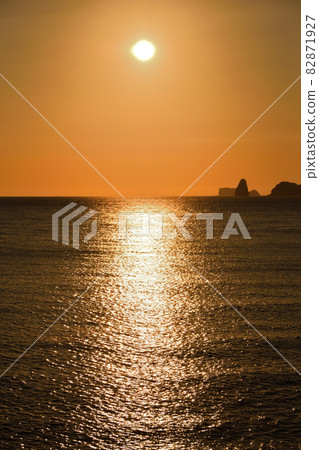 五島灘、角木灘和大角灘的夜景 82871927