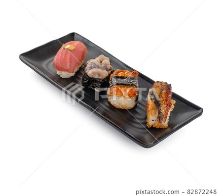 nigiri sushi Isolated on white background nigiri sushi Isolated on white background 82872248