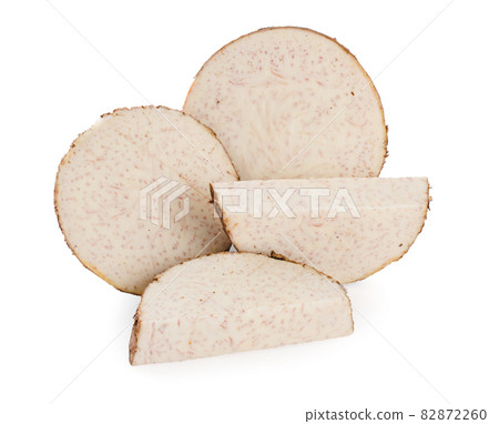 Taro isolated on white background Taro isolated on white background 82872260