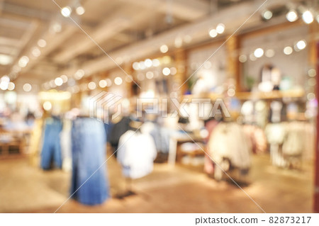 Empty blurry mall background. Defocused wallpaper. Business office interior 82873217