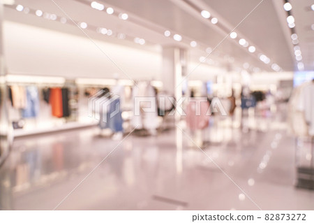 Empty blurry mall background. Defocused wallpaper. Business office interior 82873272