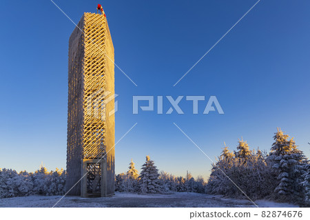 Lookout tower, Velka Destna, Orlicke mountains, Eastern Bohemia, Czech Republic Lookout tower, Velka Destna, Orlicke mountains, Eastern Bohemia, Czech Republic 82874676