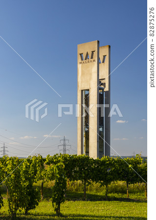 entrance to wine region wagram, Lower Austria, Austria entrance to wine region wagram, Lower Austria, Austria 82875276