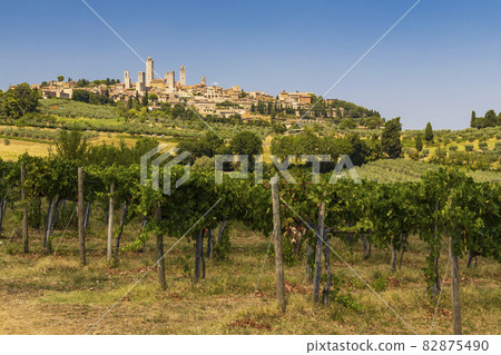 San Gimignano, UNESCO site, Tuscany, Italy San Gimignano, UNESCO site, Tuscany, Italy 82875490