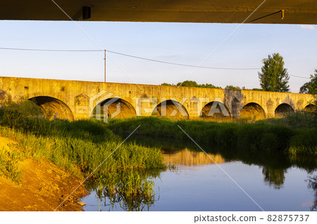 Old stone bridge over Vitek pond near Trebon, Southern Bohemia, Czech Republic Old stone bridge over Vitek pond near Trebon, Southern Bohemia, Czech Republic 82875737