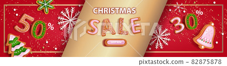 Christmas holiday sale banner, vector x-mas discount background, winter promotion offer landing page Christmas holiday sale banner, vector x-mas discount background, winter promotion offer landing page 82875878