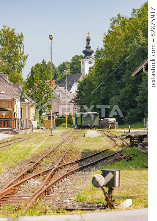 Ybbsitz, canceled narrow gauge railway station, Austria 82875917