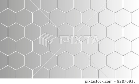 Hexagonal white and grey pattern vector background - Stock Illustration ...