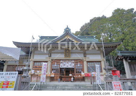以腳神而聞名的神社(愛知縣日清市白山宮) 以腳神而聞名的神社(愛知縣日清市白山宮) 82877081