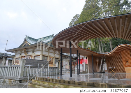 以腳神而聞名的神社（愛知縣日新市白山宮） 82877087