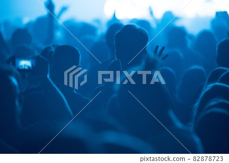 People enjoying a concert People enjoying a concert 82878723