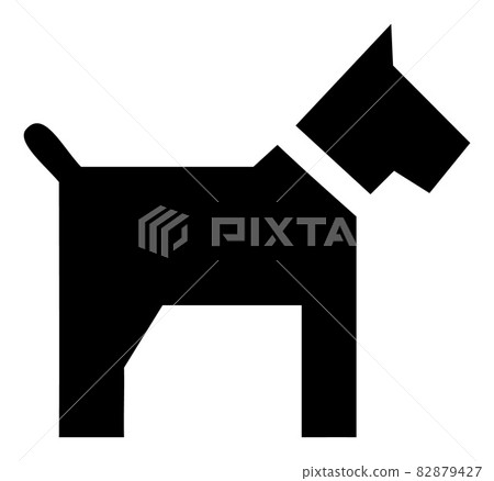 Dog - Vector Icon Illustration 82879427