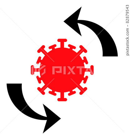 Coronavirus Update - Vector Icon Illustration 82879543