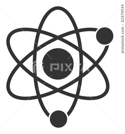 Atomic - Vector Icon Illustration 82879544