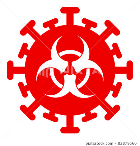 Hazard Virus - Vector Icon Illustration Hazard Virus - Vector Icon Illustration 82879560