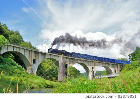 SL Ginga SL Ginga crossing the Miyamorigawa Bridge 82879851