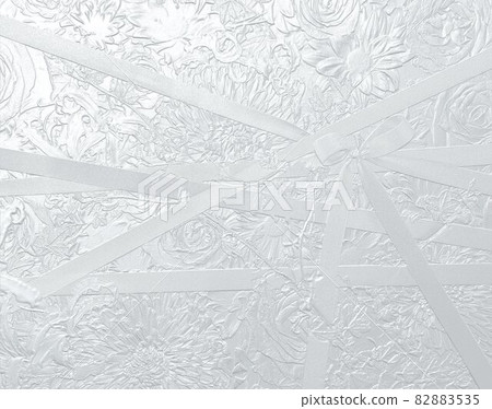 3d 玫瑰、菊花、絲帶浮雕 3d 玫瑰、菊花、絲帶浮雕 82883535