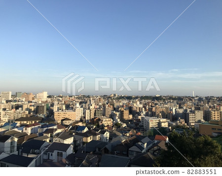 從山上看橫濱城市景觀 82883551