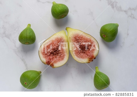 熟（熟）無花果（無花果）青果（白色大理石紋） 82885831