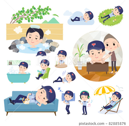 設置放鬆的郵差人 82885876