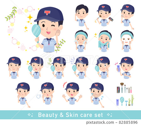 Cosmetology postman men's set 82885896