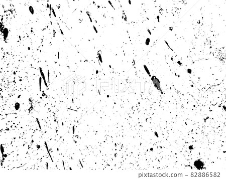 Black and white grunge. Distress overlay texture. Abstract surface dust and rough dirty wall background concept.  Distress illustration simply place over object to create grunge effect. Vector EPS10. 82886582
